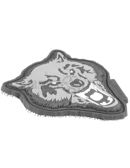 parche-goma-lobo-gris-detalle-textura