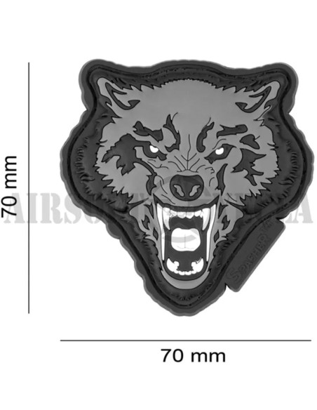 parche-goma-lobo-gris-tamano-real
