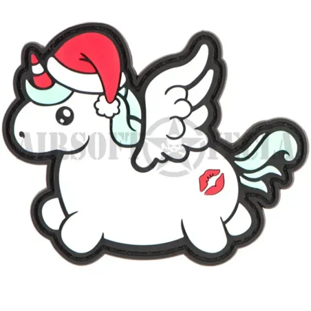 PARCHE DE GOMA CHRISTMAS UNICORN - AirSoftYecla.es