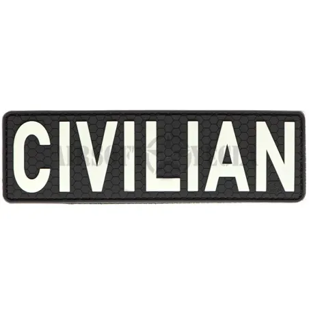 PARCHE DE GOMA CIVILIAN - GLOW IN THE DARK