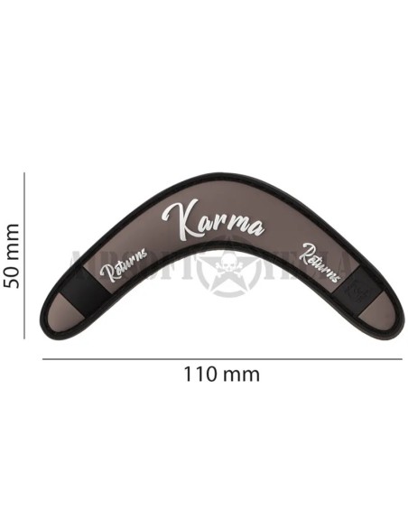 parche-goma-karma-returns-marron-vista-lateral