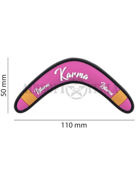 parche-goma-karma-returns-rosa-material-resistente
