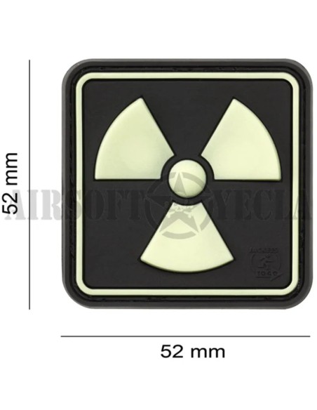 parche-radioactive-goma-glow-in-dark-aplicado