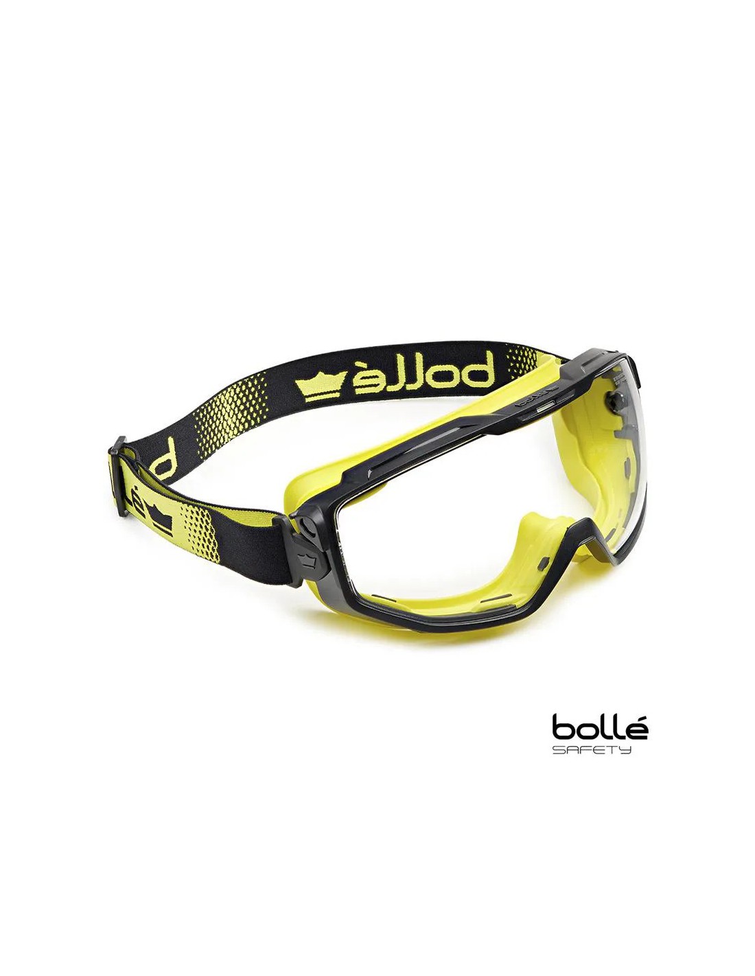 Gafas de protección estancas con lente de policarbonato y cinta de neopreno