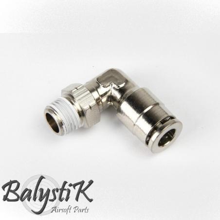 Codo giratorio Balystik 360º para macrolinea de 6mm