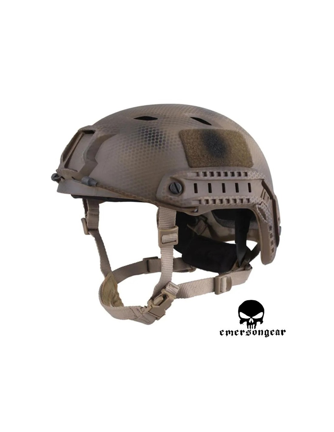 CASCO TIPO FAST CON RIELES LATERALES Y SOPORTE FRONTAL PARA VISIÓN NOCTURNA Seal