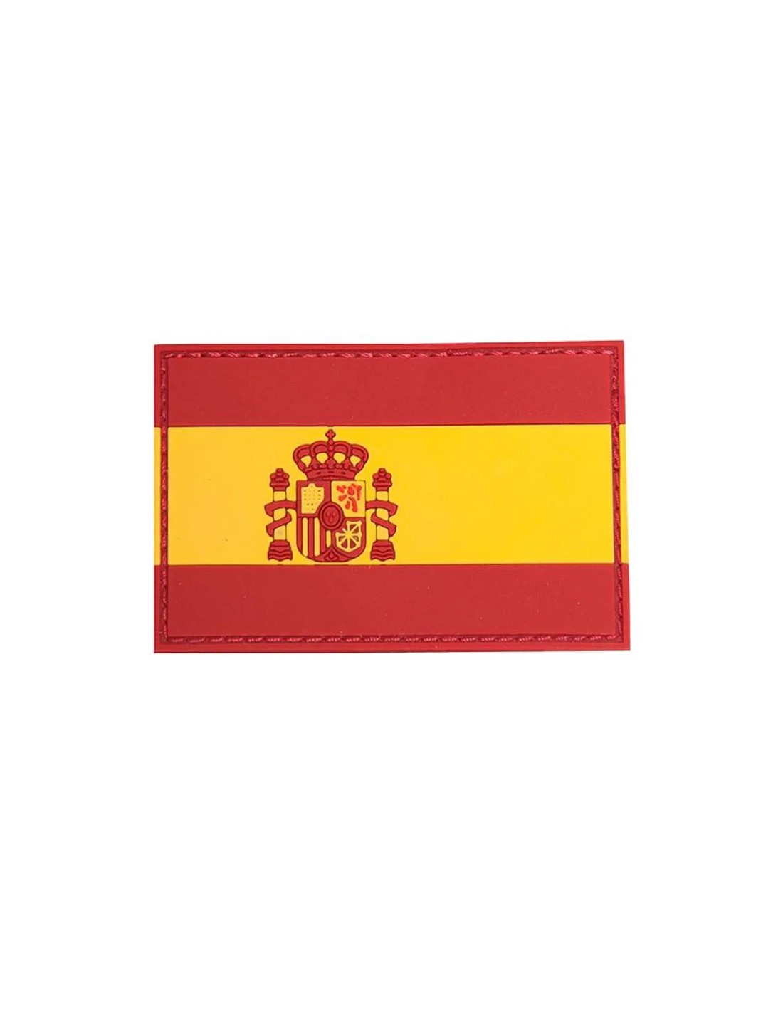 Parche de goma con velcro trasero 75x50 mm