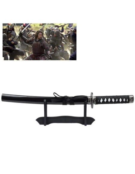 set-de-katanas-ornamentales-wakizashi-tanto-rojas-tanto-detalle-estilo