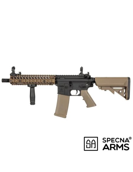 specna-arms-daniel-defense-mk18-sa-e19-edge-chaos-bronze-frontal-view