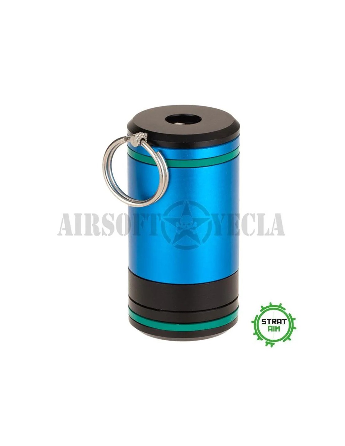 GRANADA SONORA MECANIZADA ALUMINIO Y ACERO Verde