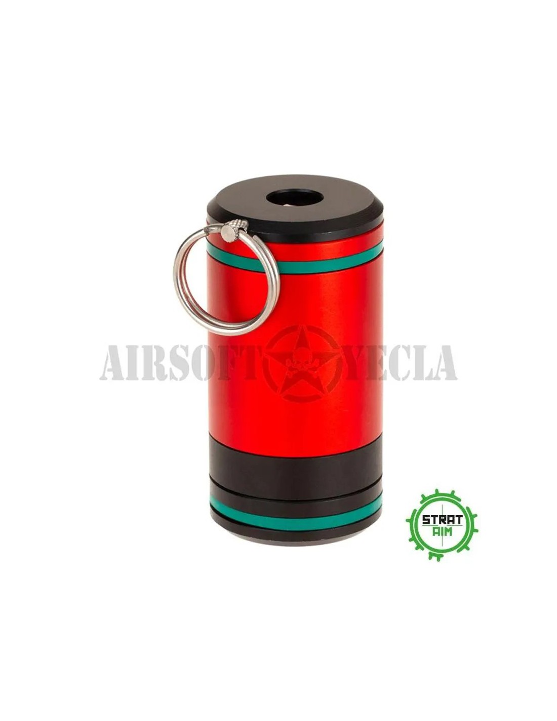 GRANADA DE SONIDO ECO MECANIZADA ALEACIÓN Y ACERO INOXIDABLE Verde
