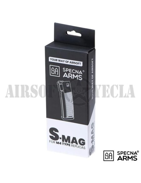 cargador-gris-m4-midcap-120rds-specna-arms-vista-frontal