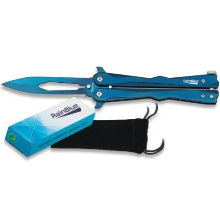 Navaja Abanico Rainblue Hoja: 9.1 cm - AirSoftYecla.es