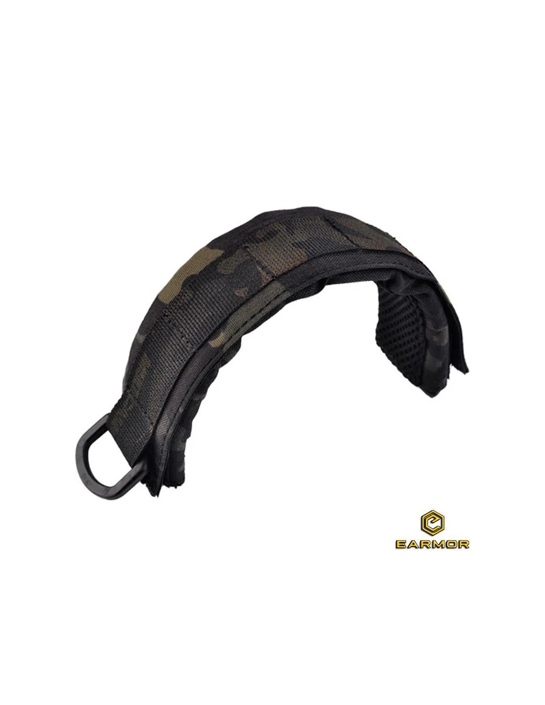 Funda modular para auriculares con correas MOLLE y anilla en D compatible con Comtac II y OPSMEN M31 M32