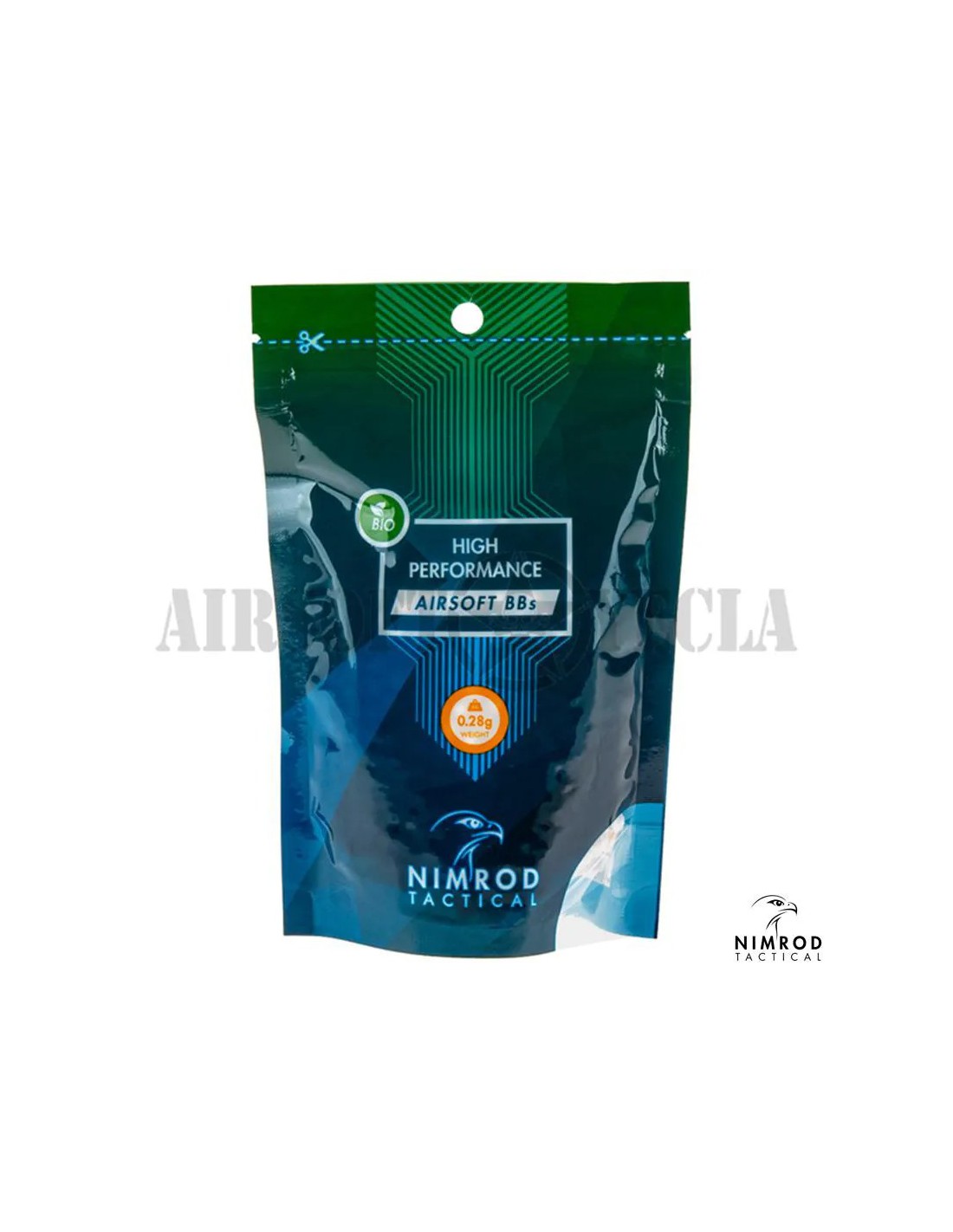 BOLAS BIODEGRADABLES 6MM 0,28G 1000 UNIDADES