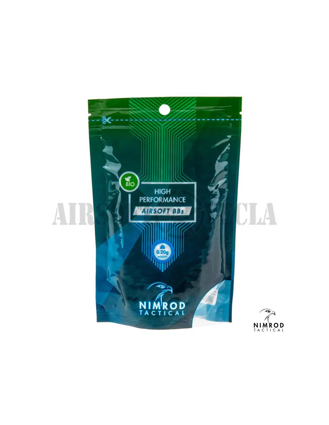 Bolas biodegradables 6 mm 0,20 g 1000 unidades alto rendimiento pulidas 5,95 mm