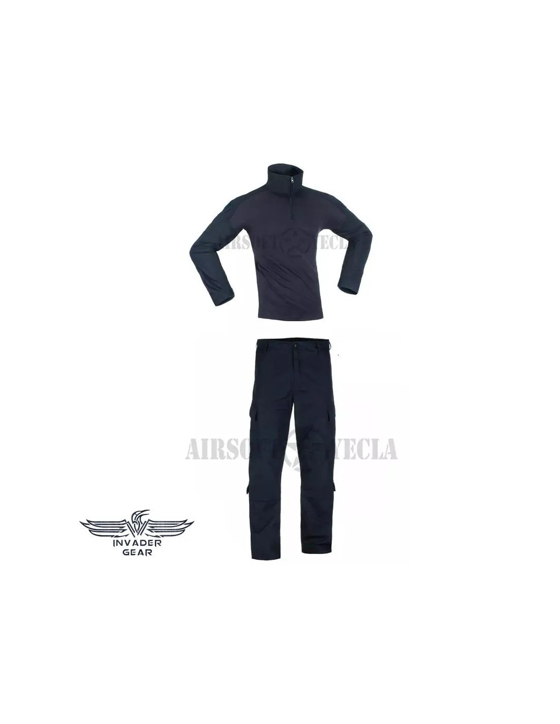 UNIFORME DE COMBATE SUDADERA Y PANTALÓN MARINO