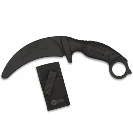 Cuchillo Entrenamiento K25 Negro - AirSoftYecla.es