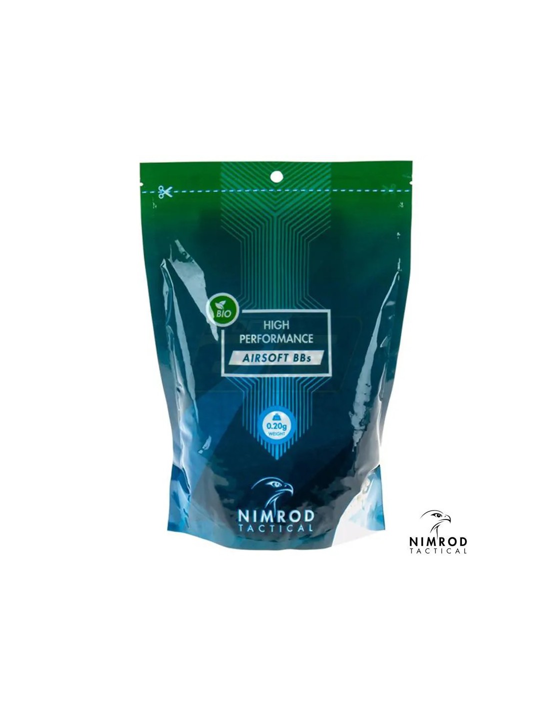 BOLAS BIODEGRADABLES 6MM 0,20G 5000 UNIDADES DIÁMETRO 5,95MM ±0,01MM