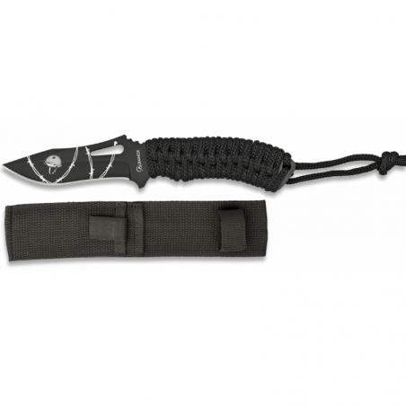 Cuchillo encordado negro T: 18 - Albainox