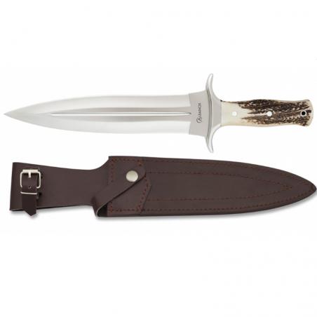 Couteau de chasse au cerf avec fourreau - ALBAINOX
