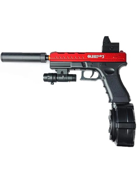 pistola-gel-glock-blaster-roja-vista-lateral