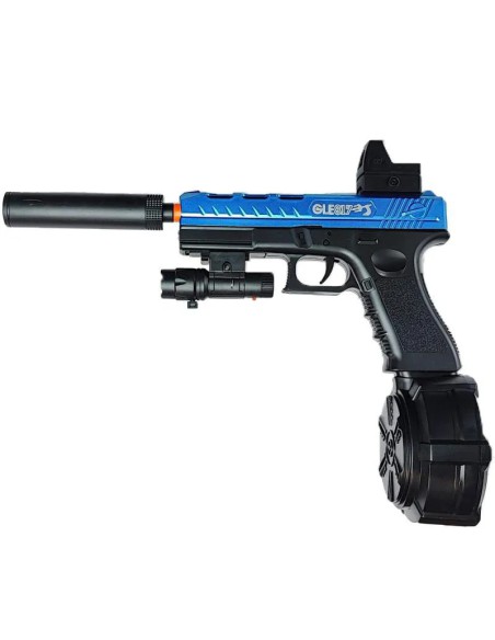 pistola-gel-glock-gel-blaster-azul-vista-lateral