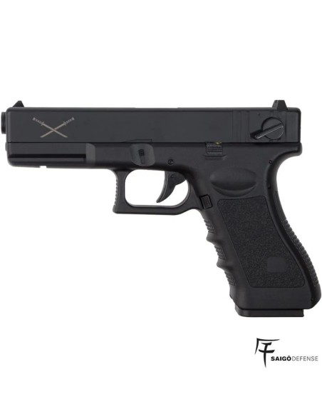 pistola-defense-yakuza-mk2-aep-negra-saigo-vista-frontal