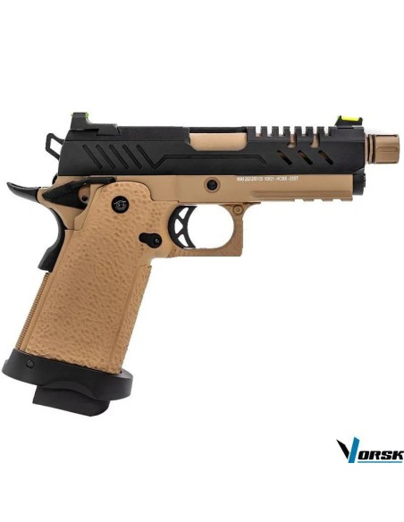 vorsk-gbb-hi-capa-3-8-pro-tan-negro-vista-superior