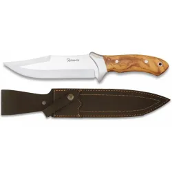 Cuchillo DEPORTIVO Olivo corto con funda - ALBAINOX