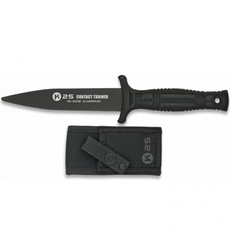 Cuchillo K25 entrenamiento negro 12.5 cm
