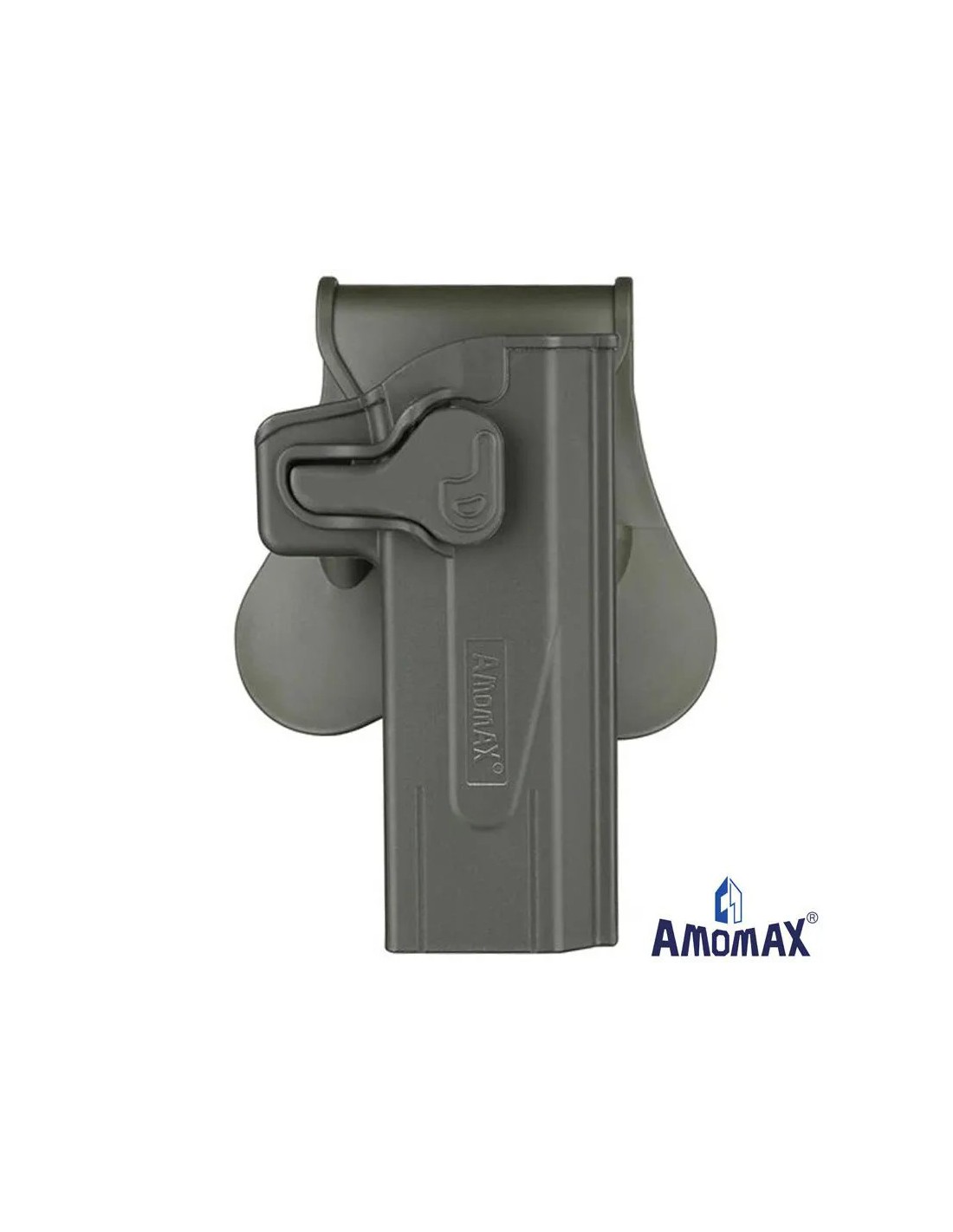 FUNDA RÍGIDA PARA PISTOLA HI CAPA VERDE