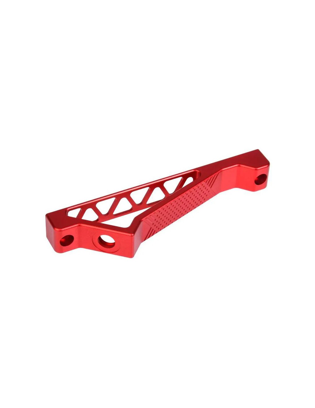 EMPUÑADURA DELANTERA INCLINADA ALUMINIO Rojo