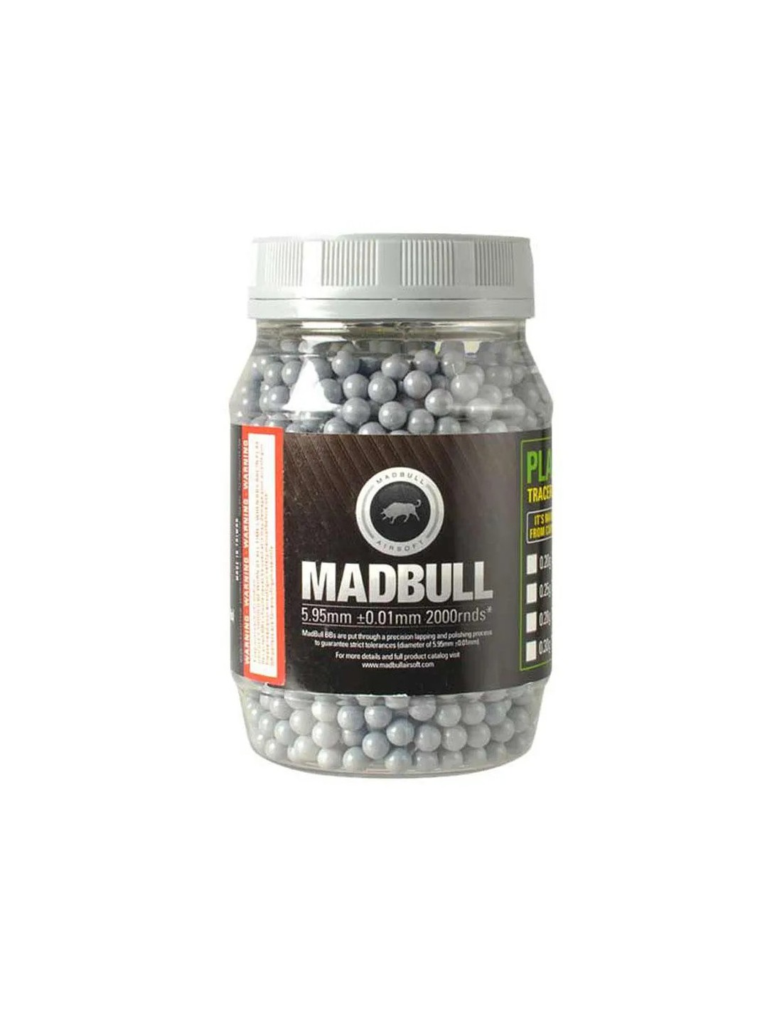Bolas 5.95mm 0.50g acero inoxidable 2000 unidades Gris