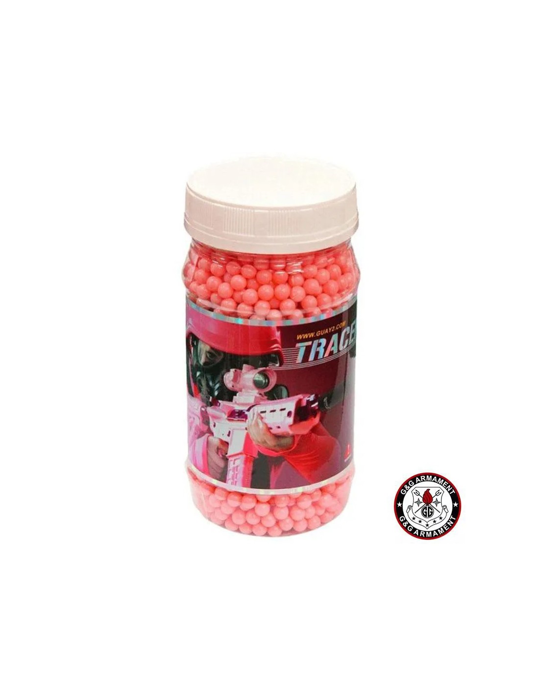 Bolas trazadoras 6 mm 0,20 g 2400 unidades rojo