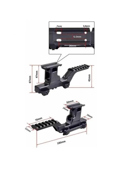soporte-dual-t1-t2-bk-soporte-negro-para-rifles-vista-frontal
