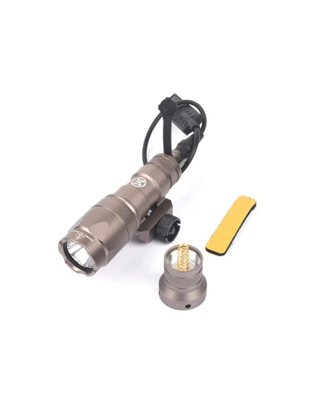 LINTERNA M300A PULSADOR LATERAL COMPACTA RESISTENTE ILUMINACION POTENTE TACTICA Tan