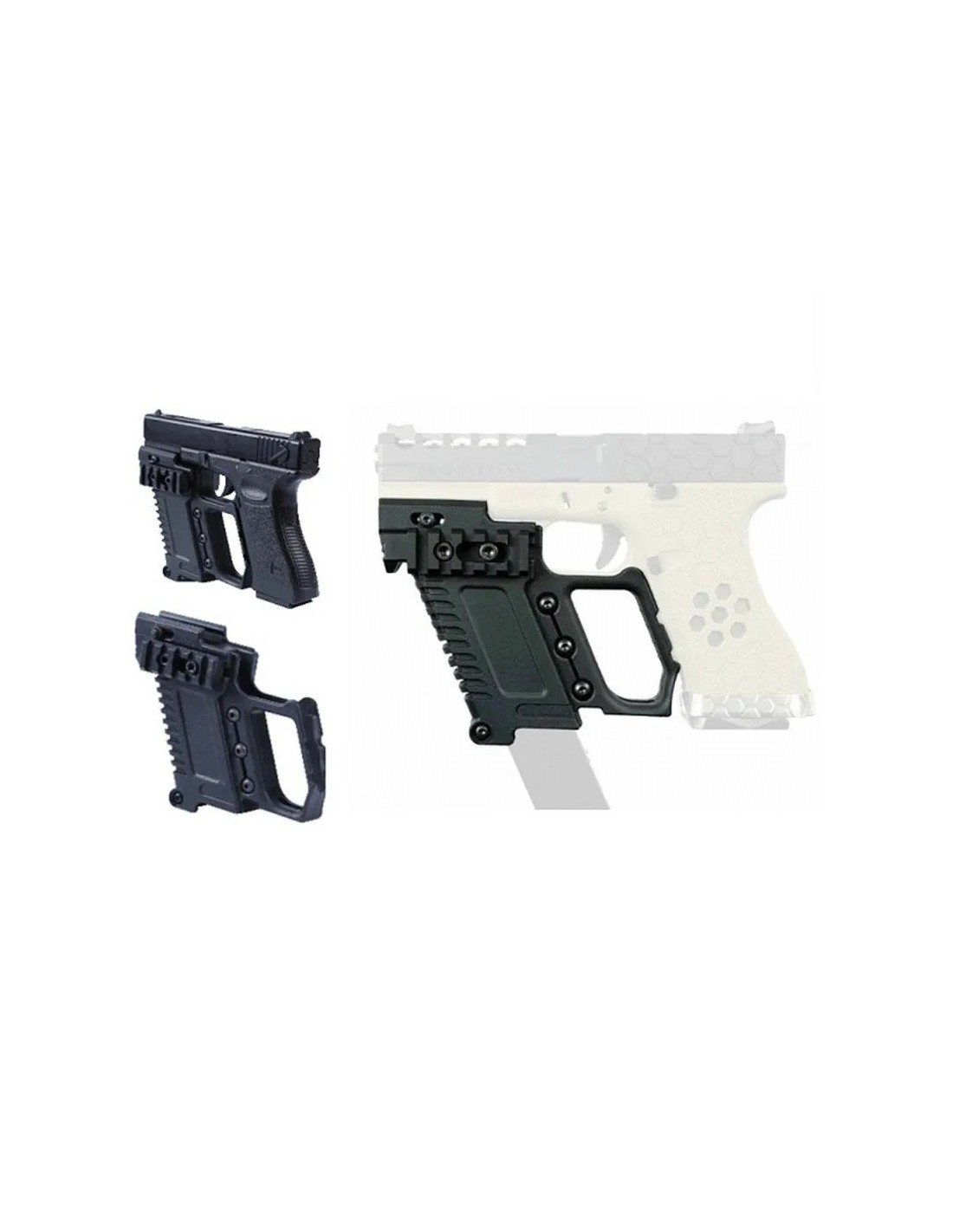 EMPUÑADURAS Glock 17 18 19 GB 37 táctico