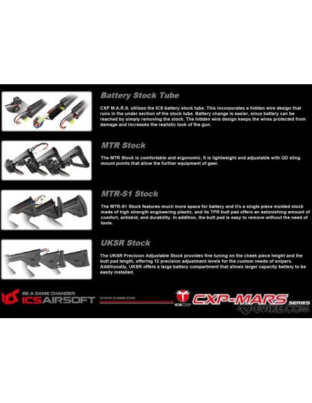 ICS ICS-303 CXP-MARS DMR BLOWBACK EBB BLACK
