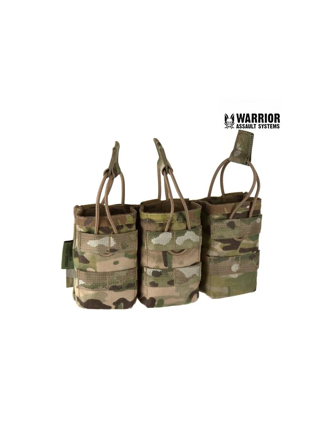 Portacargador triple 7,62 mm bajo perfil compatible con MOLLE Multicam