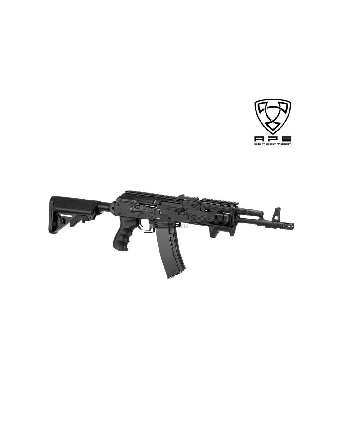AK47 Táctico PMC RIS Retroceso Plateado