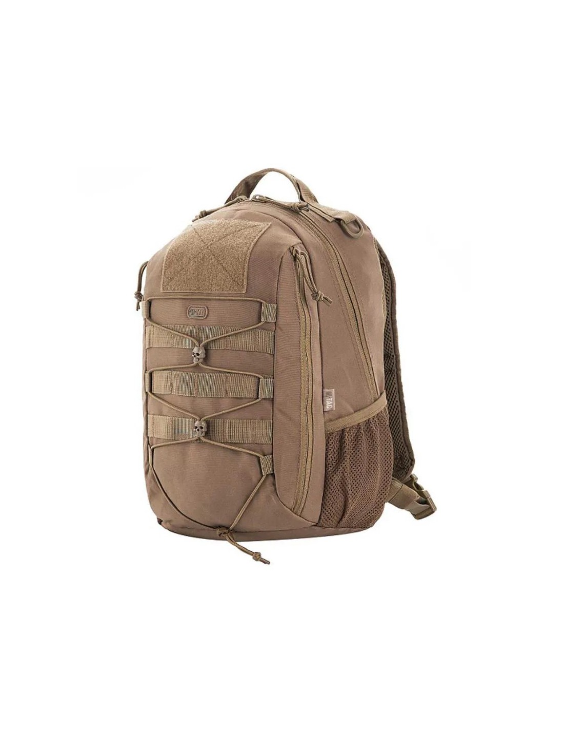 Mochila táctica urbana 16 litros con MOLLE y compartimento para hidratación Coyote