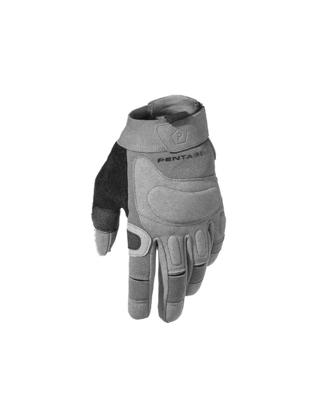 GUANTES TÁCTICOS CON DOBLE CAPA DE CUERO SINTÉTICO Y PROTECTORES EVA LOBO