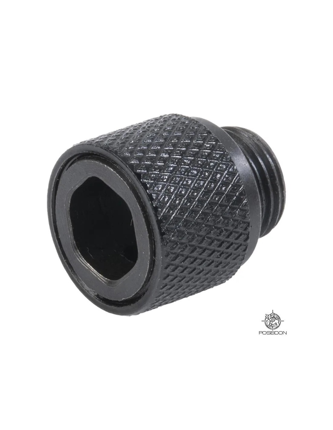ADAPTADOR ROSCA 11 MM SENTIDO HORARIO A 14 MM SENTIDO ANTIHORARIO PARA SILENCIADORES Y TRAZADORES