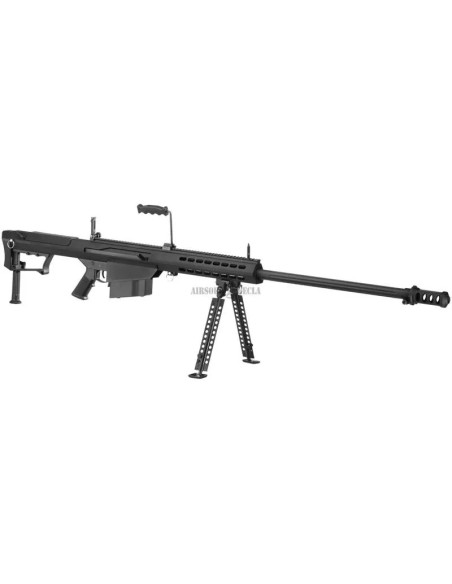 Barrett-M107-totalmente-metálico-Snow-Wolf-detalle-del-cañón
