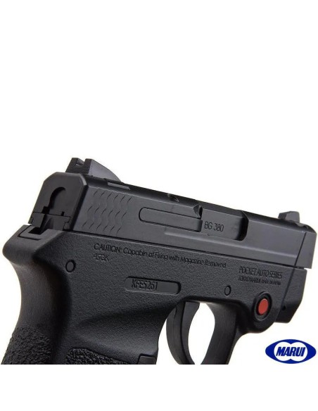 pistola-marui-bodyguard-380-gas-negra-vista-superior