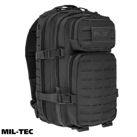 MOCHILA MIL-TEC ASSAULT SMALL 20L - BLACK - AirSoftYecla.es