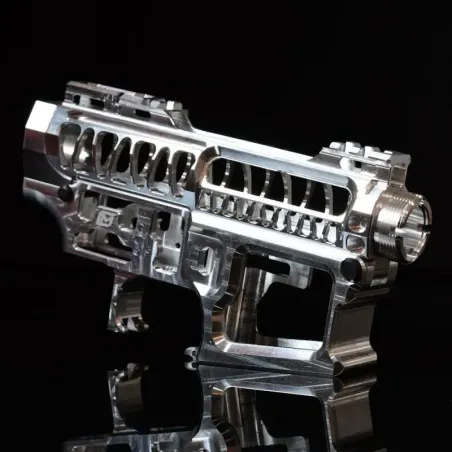 CUERPO CNC MANCRAFT PARA M4 SPEEDSOFT - PLATEADO - AirSoftYecla.es