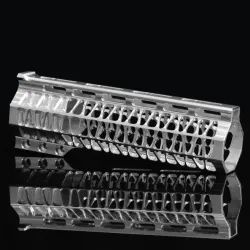 GUARDAMANOS CNC PARA M4 SPEEDSOFT - PLATEADO - AirSoftYecla.es