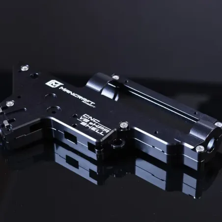 CARCASA CNC MANCRAFT GEARBOX V2 - BLACK - AirSoftYecla.es